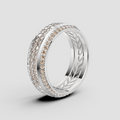 Diamond Multi-Row Pave Band