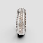 Diamond Multi-Row Pave Band