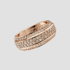 Diamond Multi-Row Pave Band