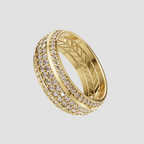 Diamond Multi-Row Pave Band