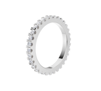 Round Split Prongs Eternity Band