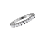 Round Split Prongs Eternity Band