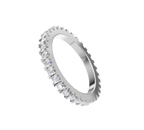 Round Split Prongs Eternity Band