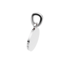 Engraved Round Pendant