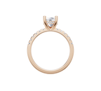 Diamond Hidden Halo Engagement Ring