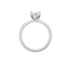 Diamond Hidden Halo Engagement Ring