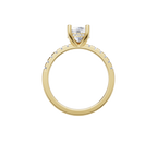 Diamond Hidden Halo Engagement Ring